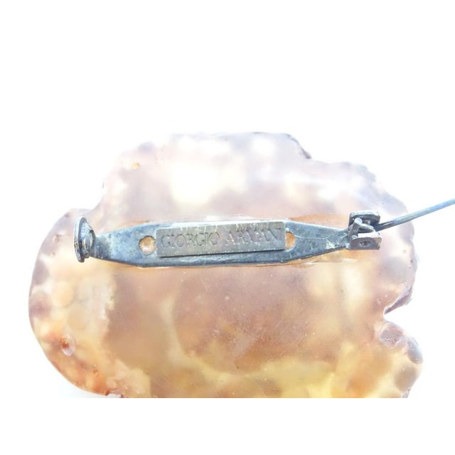 Rosa Brooch with Crystals from Giorgio Armani, Italy, 1990s For Sale - Image 15 of 18