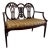 A George III Style Hand Carved Mahogany Settee, Late 19th Century For Sale