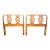 Late 20th Century Pair of Henredon Chippendale-Style Mahogany Twin Headboards For Sale