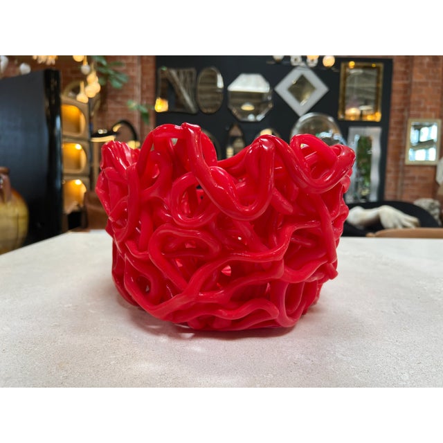 Modern Senzafine Soft Resin Basket by Gateano Pesce 2010 For Sale - Image 3 of 7