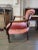 19th Century Antique Victorian Velvet Marquetry Fauteuil Parlor Armchair For Sale - Image 9 of 12