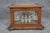 Wood Rare Walnut Case French Etched Glass 18-piece decanter and Cordial Tantalus Set - 18 Pieces For Sale - Image 7 of 11