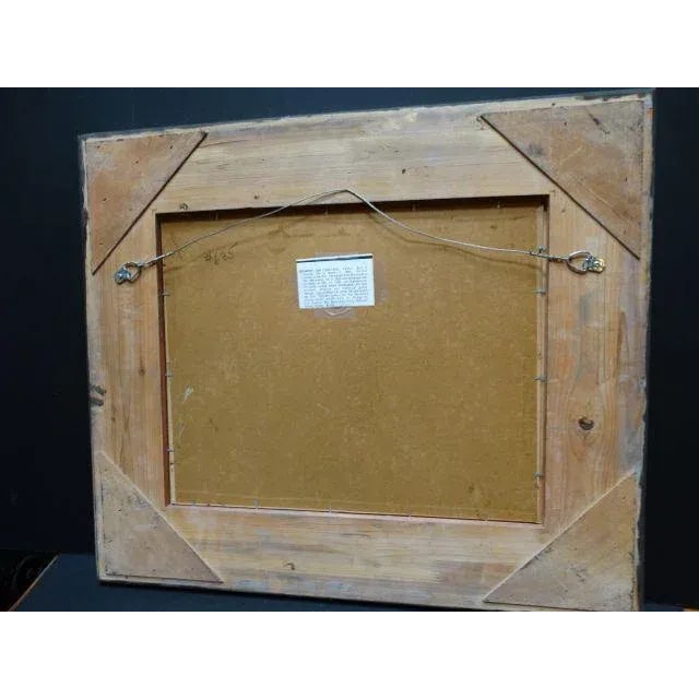 Industrial Scene Painting by Carl Schmidt For Sale In Los Angeles - Image 6 of 6