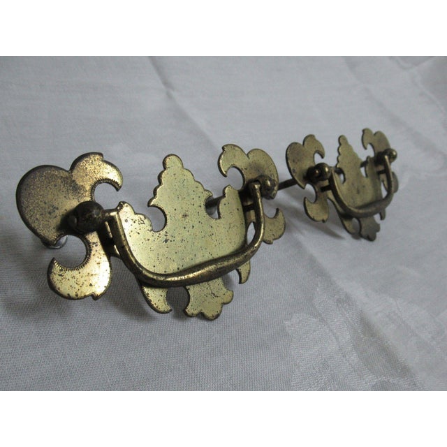 Ethan Allen Chippendale Dresser Drawer Pulls A Pair Chairish