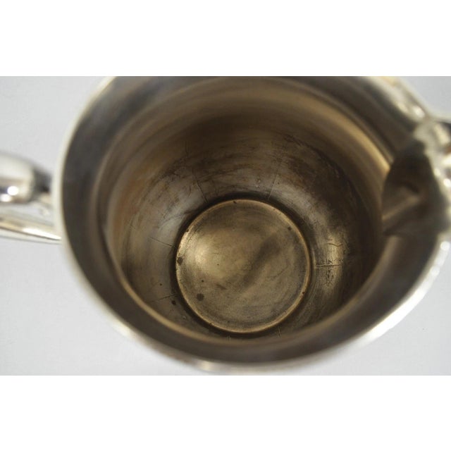 Vintage n.s. Co Victorian Bulbous Silver Plated Lemonade Beverage Water Pitcher For Sale - Image 11 of 13
