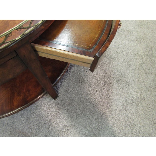 Theodore Alexander Burl Wood Coffee Table Inspired by the 2nd Earl Spencer, Appointed 1st Lord of the Admiralty in 1795. For Sale - Image 9 of 14