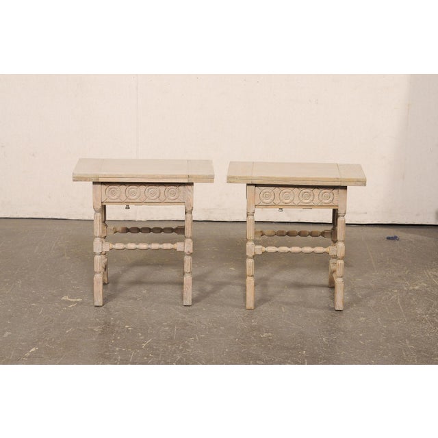 French Antique End Tables W/ Expandable Top For Sale - Image 13 of 14