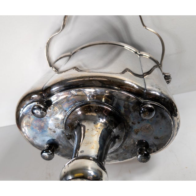 Mid-Century Modern Silverplate Tableside Champagne Wine or Ice Bucket For Sale - Image 11 of 14