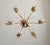 Vintage Hollywood-Regency Gold-Plated Cascade 6-Light Waterfall Chandelier with Crystal Pendants, 1960s For Sale - Image 18 of 18