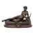Leon Bonduel "L'Alerte" Patinated Bronze Sculpture For Sale