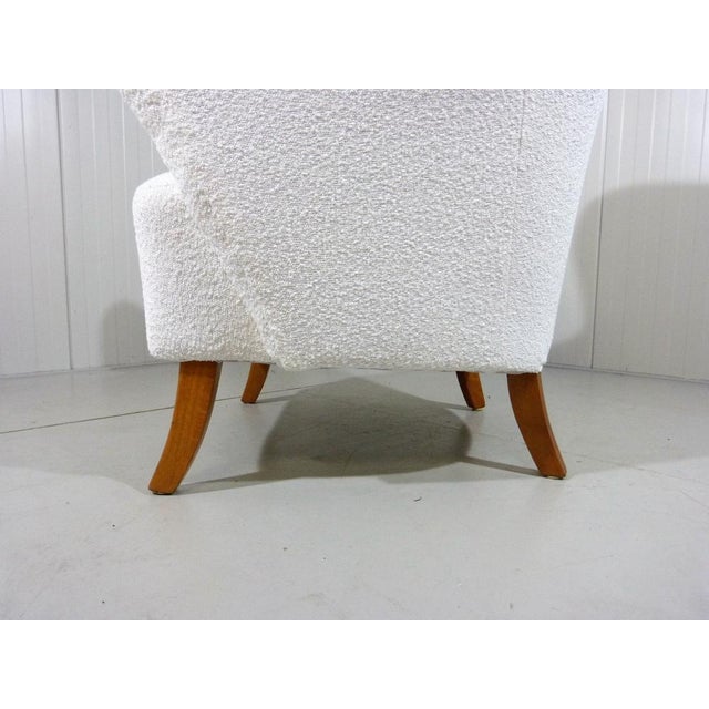 Boucle Lounge Chair, Sweden, 1950s For Sale - Image 10 of 16