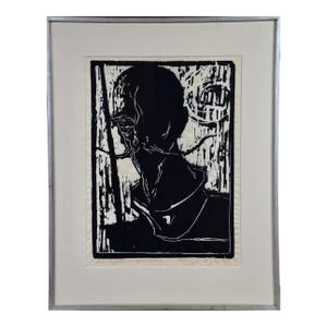 Don Quixote De La Mancha: Signed Limited Edition Woodcut Portrait by De Groat