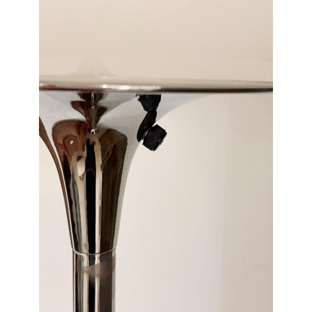 Reggiani Goffredo Reggiani Chrome & Glass Floorlamp For Sale - Image 4 of 6