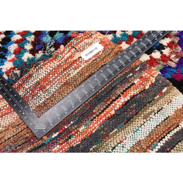 Late 20th Century Late 20th Century Vintage Berber Moroccan Rug, 04'06 X 07'01 For Sale - Image 5 of 9