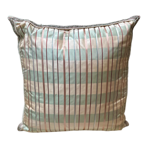 Silk Trading Company Plaid Stripe Down Pillow