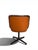 1970s Vintage Camel Leather Executive Chair attributed to Charles Pollock for Knoll, 1970s For Sale - Image 5 of 10