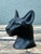 Vintage Metal Cat Head Paperweight For Sale - Image 9 of 12