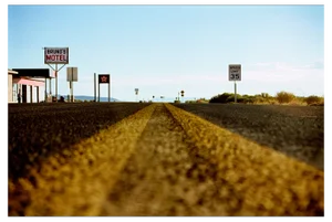 Samuel Hicks, Bruno's Motel, Gerlach, 2000s, Chromogenic Print