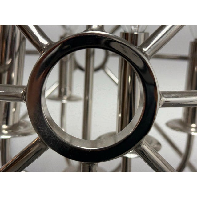 Metal Timothy Oulton for Restoration Hardware Foucault's Orb Floor Lamp For Sale - Image 7 of 12