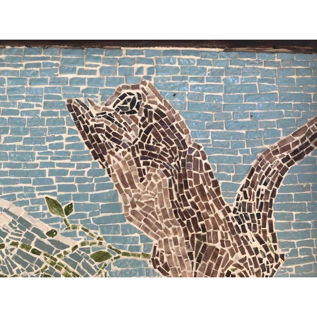 1950s 1950s Large American Alaskan Landscape Features Moose Micromosaic Panel For Sale - Image 5 of 12