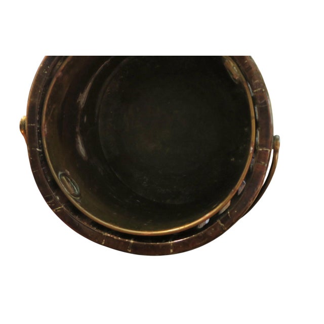 Traditional A George III Mahogany and Brass Plate Bucket, Late 18th Century For Sale - Image 3 of 10