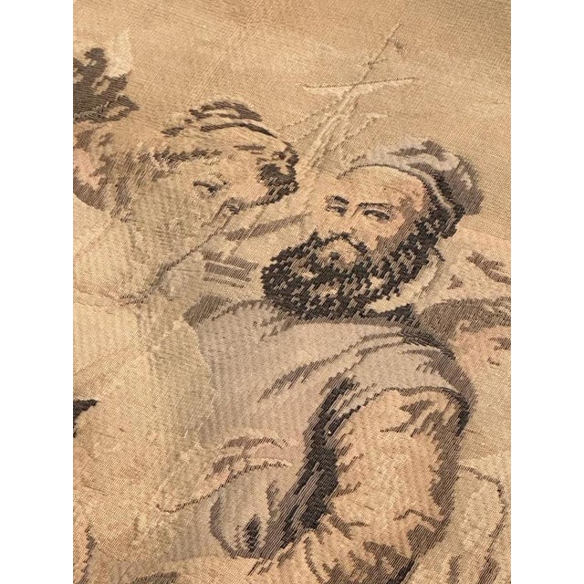 Antique French Jacquard Tapestry in the style of Aubusson, Venice, 1940s For Sale - Image 6 of 18