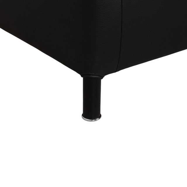 Black Aura Leather Armchairs by Paolo Piva for Wittmann, Set of 2 For Sale - Image 6 of 14