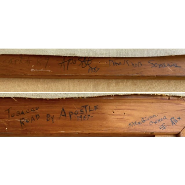 1950s James Apostle "Tobacco Road" Painting For Sale - Image 11 of 13