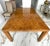 1970s Mastercraft Mid-Century Hollywood Regency Burl Wood & Brass Dining Table For Sale - Image 5 of 11