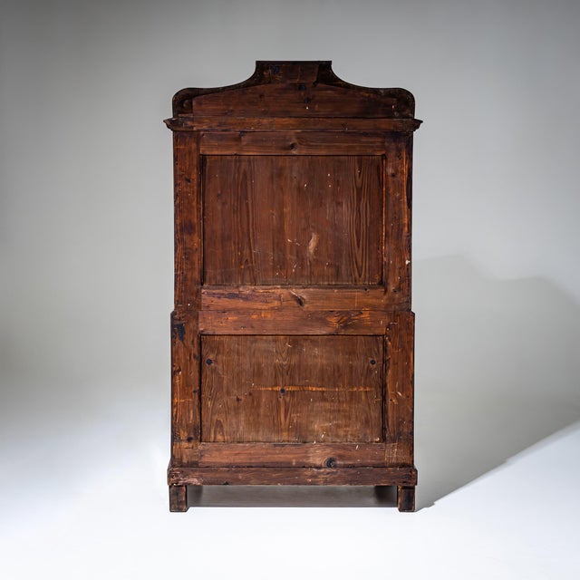 Maroon Louis Philippe Secretaire in Mahogany For Sale - Image 8 of 18