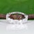 1.4Ct Lab Grown Diamond Band With 9 Lab Diamonds in Solid 14k Gold, Size 6.75 For Sale - Image 9 of 9