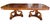 Wood Alfonso Marina Ebanista Italian Neoclassical Mesa De Comedor Cipriani Dining Table For Sale - Image 7 of 7