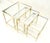 Metal Fine Polished Brass Glass Mirrored Frames Tops Nesting Side Tables Stands Redone For Sale - Image 7 of 16