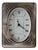Vintage Silver Plated Desk Clock with Rectangular Case with Oval Clock Face by Del Conte Italy, 1960s For Sale