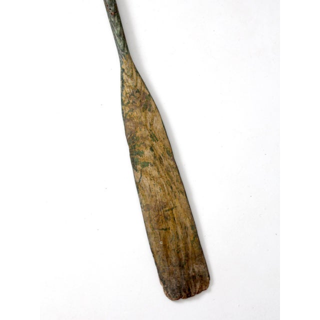 Wood Antique Wooden Boat Oar For Sale - Image 7 of 13
