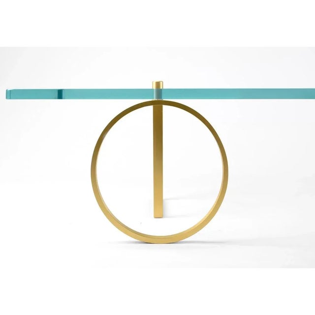Not Yet Made - Made To Order Brass and Glass Bagatto Coffee Table by Ilaria Bianchi For Sale - Image 5 of 7