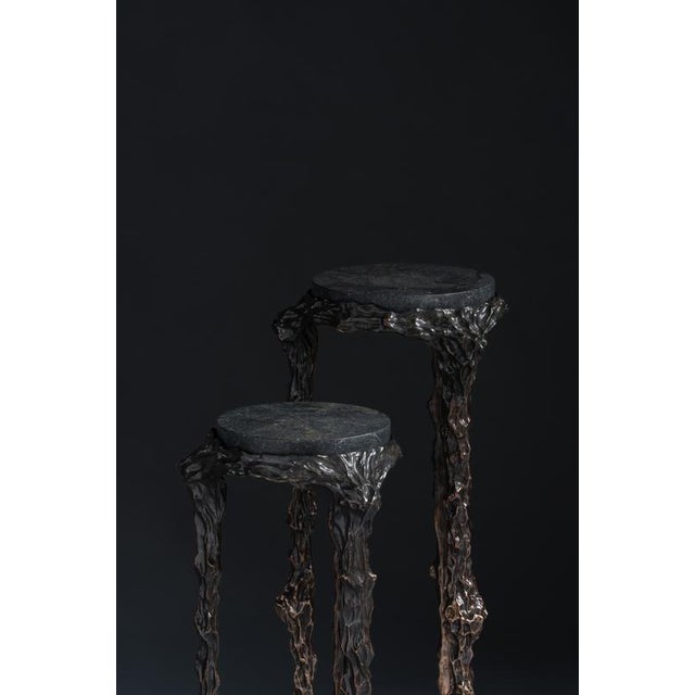 Small Shes Lost Control Pedestal in Cast Bronze by William Guillon For Sale - Image 12 of 17