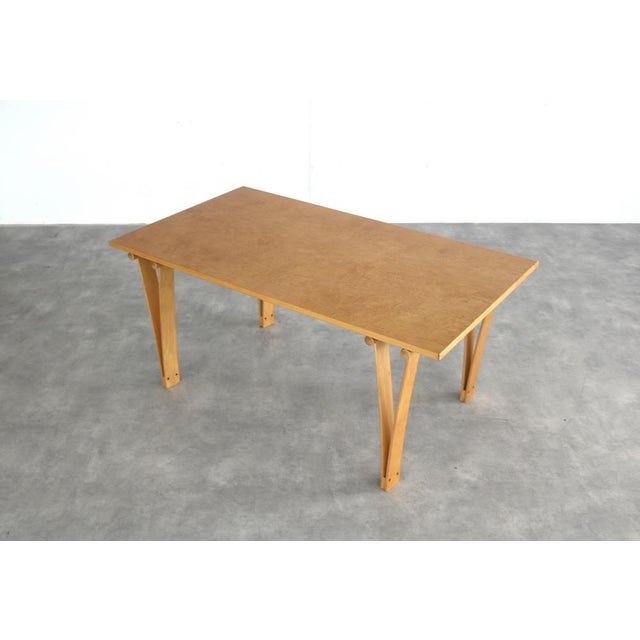 Vintage Swedish Dining Table by Kajsa & Nils Nisse Strinning for String, 1960s For Sale - Image 4 of 11