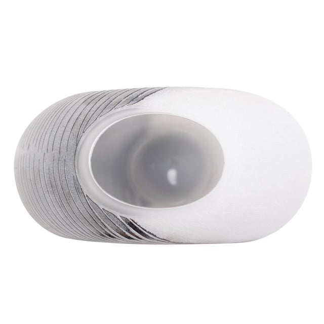 2020s Oxman Hypnotic Short Glass Vase For Sale - Image 5 of 11