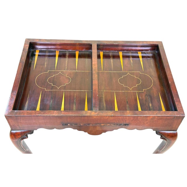 Mahogany Chess and Backgammon Games Table, 1735 For Sale - Image 12 of 18