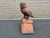 English Owl Garden Ornament in Aged Terracotta For Sale - Image 16 of 18