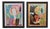 Wouter Stips, Figurative Diptychs, 2000s, Acrylic on Canvases, Framed, Set of 2 For Sale