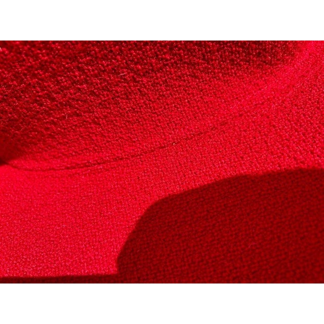 An original pair of Djinn chairs and footstools by Olivier Mourgue for Airborne, as seen in 2001 a space odyssey, freshly...