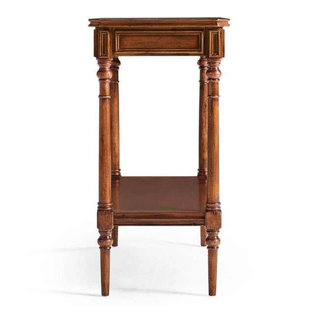 Wood Georgian Style Walnut Side Table For Sale - Image 7 of 9