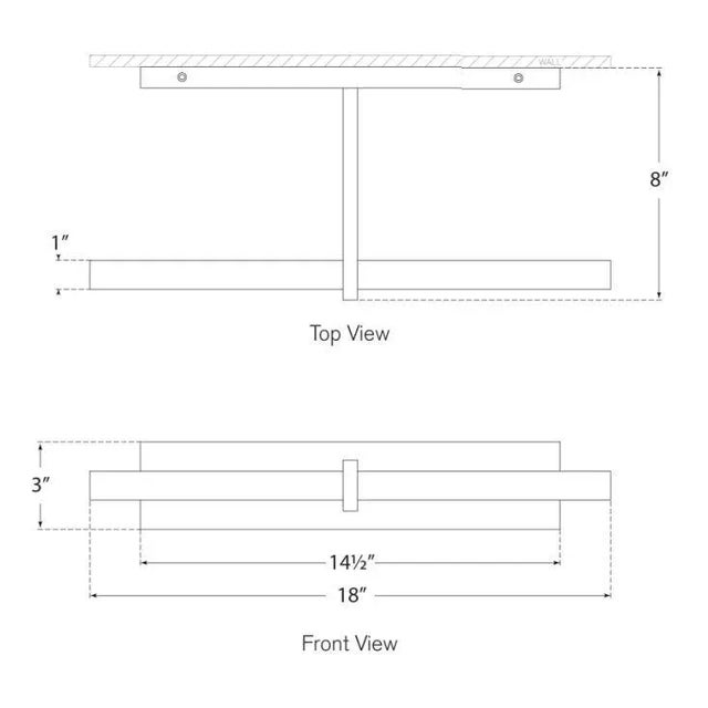 Modern Kelly Wearstler for Visual Comfort Signature Axis 18" Picture Light in Polished Nickel For Sale - Image 3 of 3