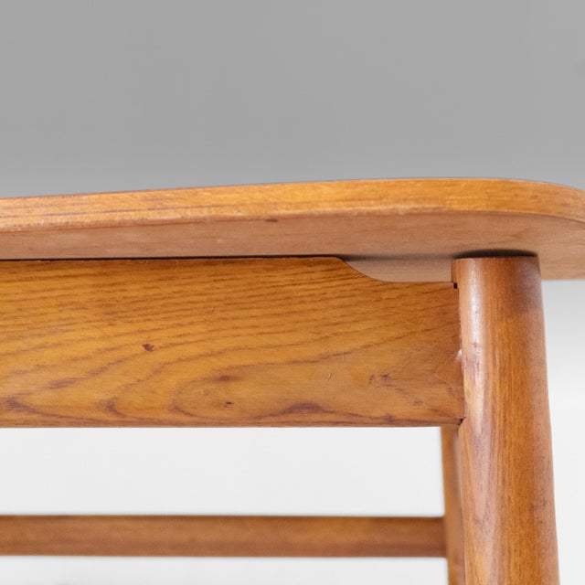 Scandinavian Wood Dining Chairs in the the style of Hans J. Wegner, 1960s, Set of 4 For Sale - Image 10 of 14