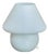 White Opaline Mushroom Lamp, 1970s For Sale
