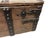 French or Flemish Oak Strongbox with Wrought Iron Cladding and Double Lock Function, 1550s For Sale - Image 6 of 9