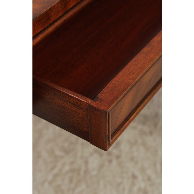 Maitland Smith Leather Top Game Table For Sale In Philadelphia - Image 6 of 18