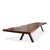 Custom 16 Feet Double Slab Claro Walnut With Cantilever Base Table - George Nakashima Inspired For Sale - Image 11 of 15